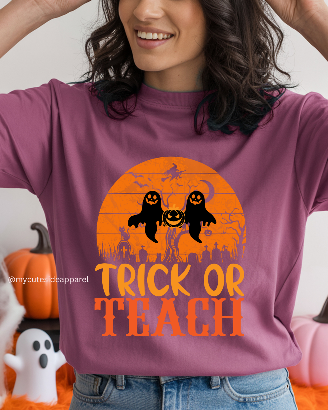 Halloween 2025 Trick or Teach Unisex T-Shirt