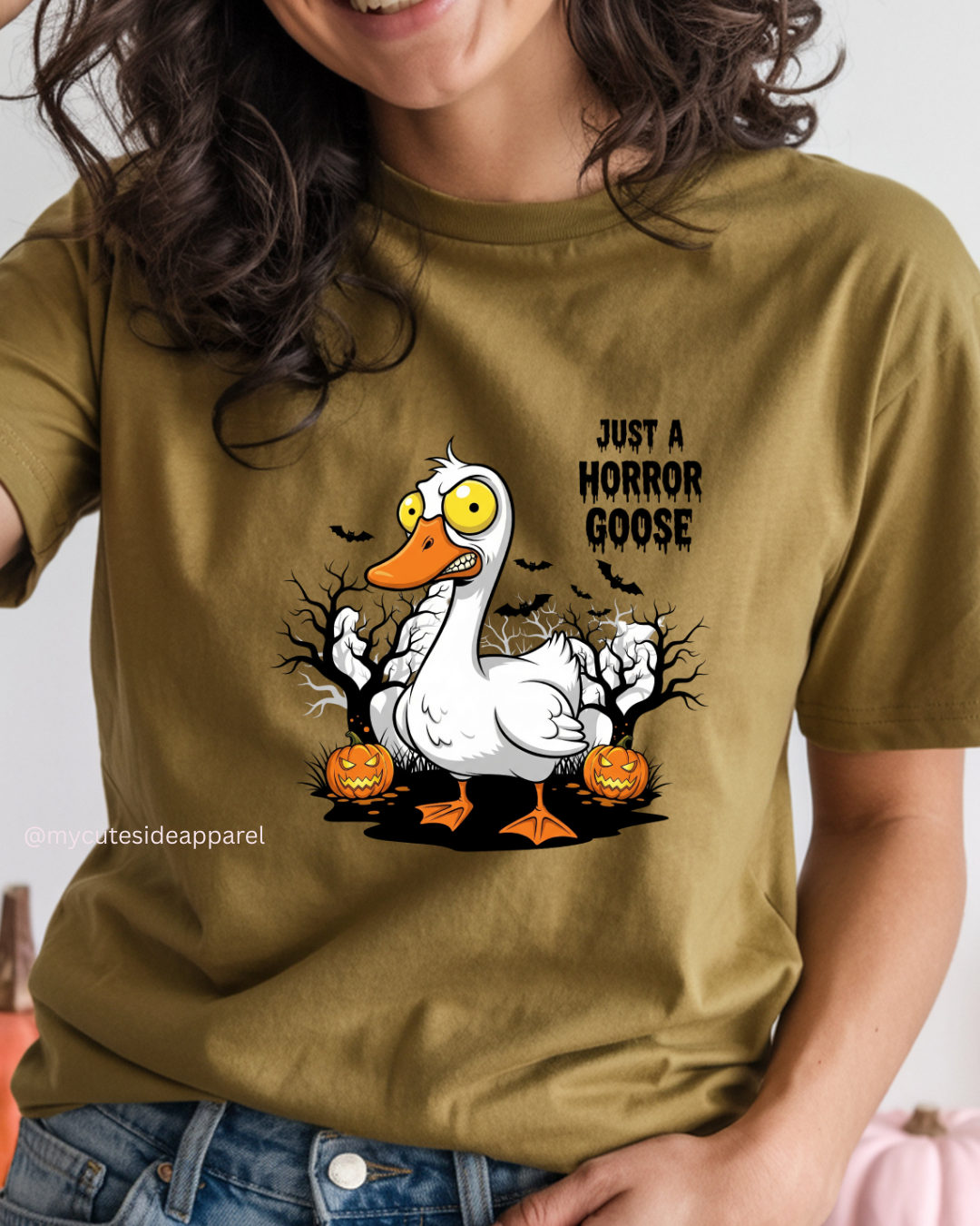 Halloween 2025 Just a Horror Goose Unisex T-Shirt