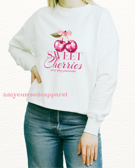Sweet Cherries are my passions Unisex Sweatshirt