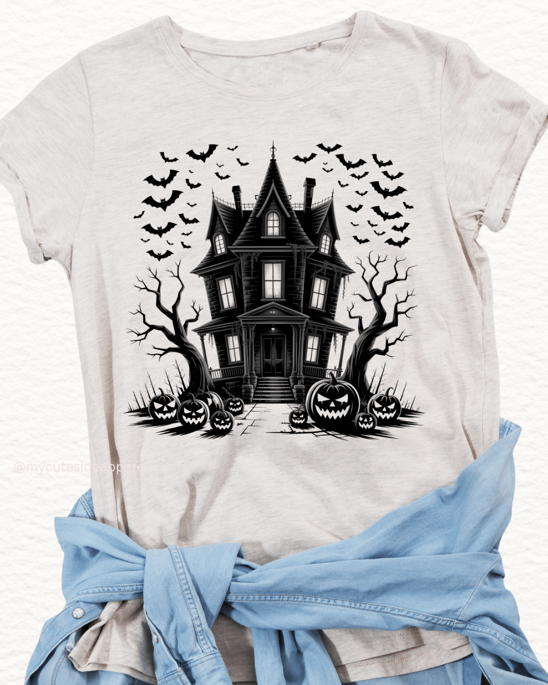 Halloween 2025 Halloween Haunted House Unisex T-Shirt