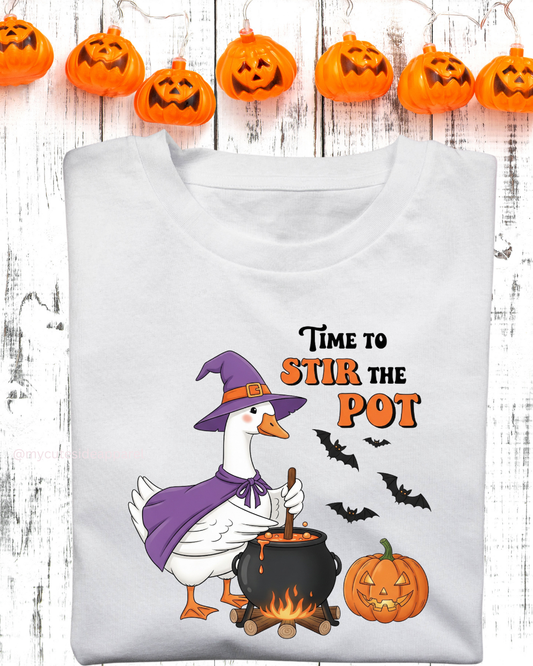 Halloween 2025 Time to Stir the Pot Unisex T-Shirt