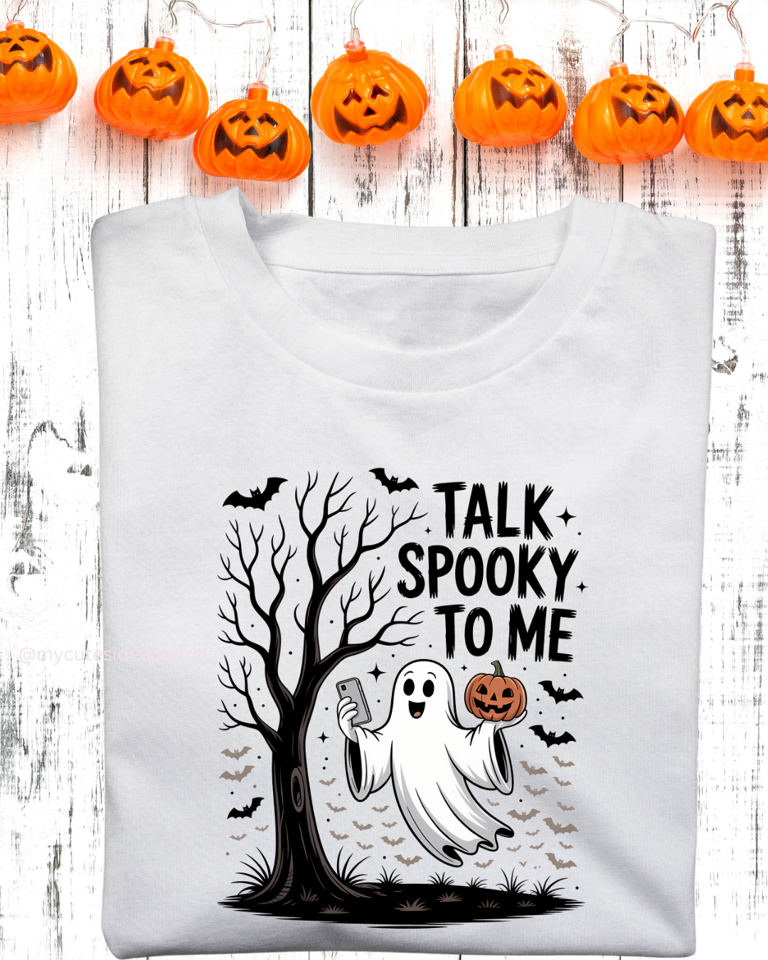 Halloween 2025 Talk Spooky to Me Unisex T-Shirt