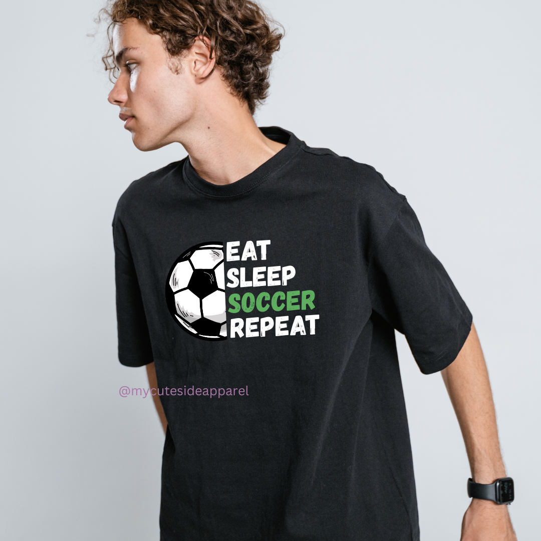 Eat Sleep Soccer Repeat Unisex T-Shirt