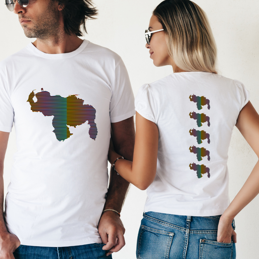 Venezuela Map Unisex T-Shirt