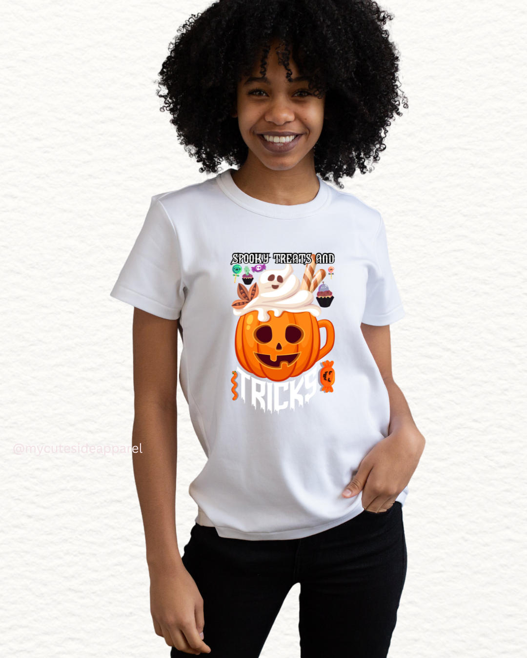 Halloween 2025 Spooky Treats and Tricks Unisex T-Shirt