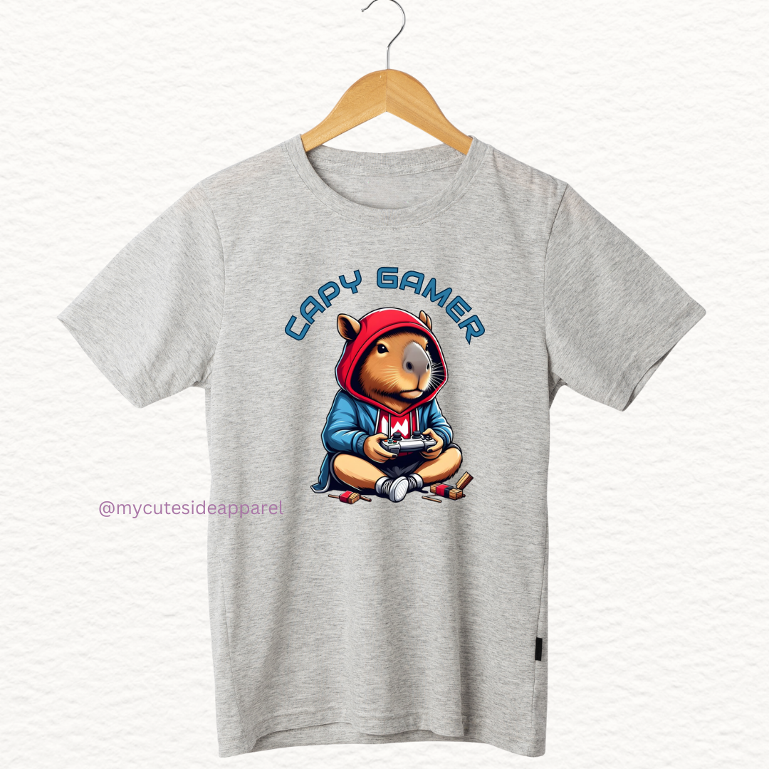 Capy Gamer Unisex Youth T-Shirt
