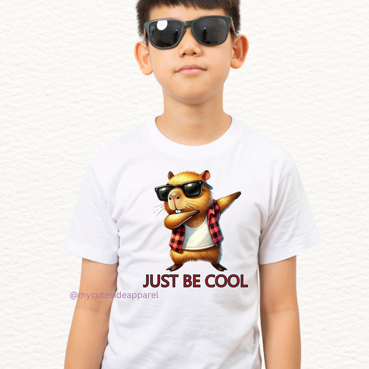 Just be Cool Capy Unisex Youth T-Shirt