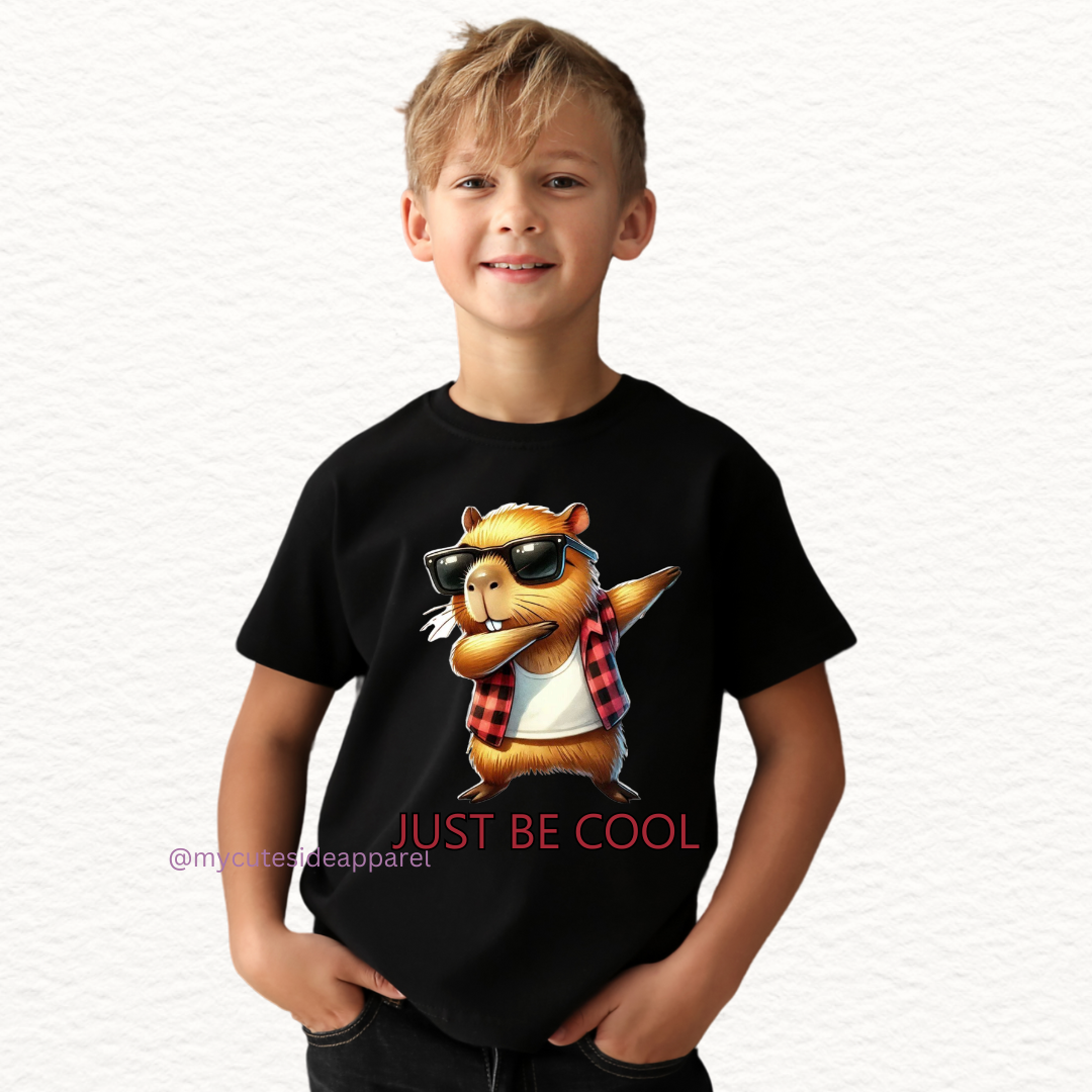 Just be Cool Capy Unisex Youth T-Shirt