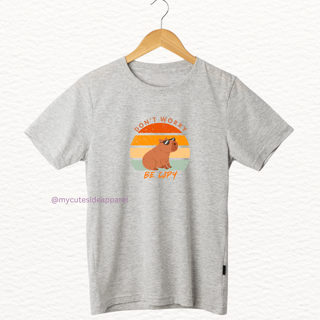 Don't Worry, Be Capy Unisex Youth T-Shirt