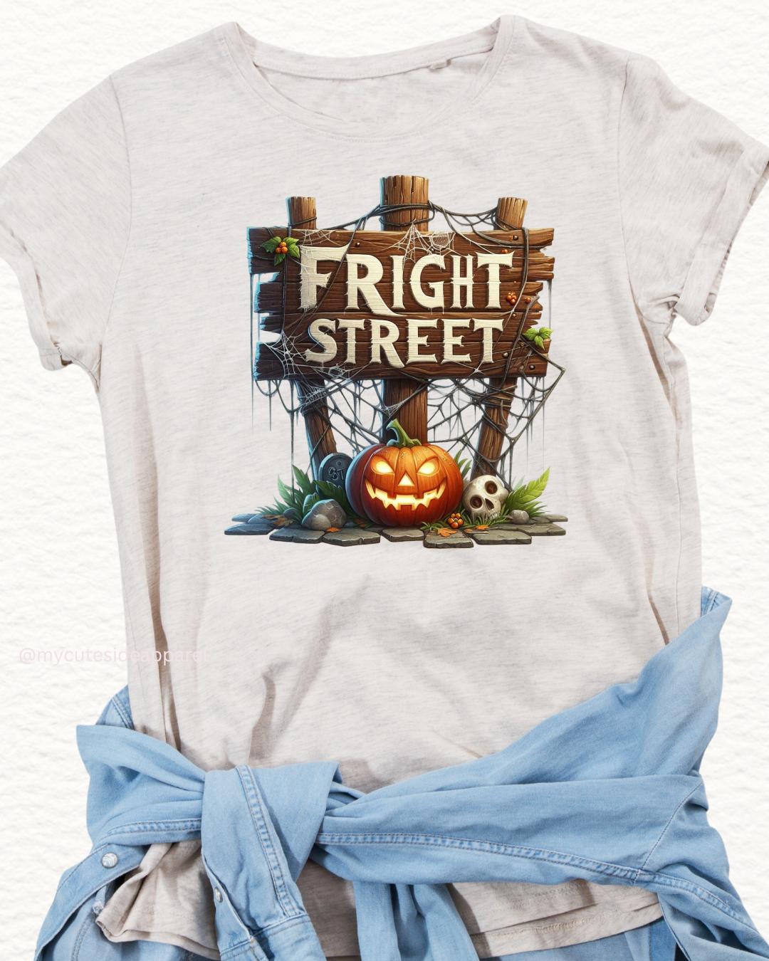 Halloween 2025 Fright Street Unisex T-Shirt