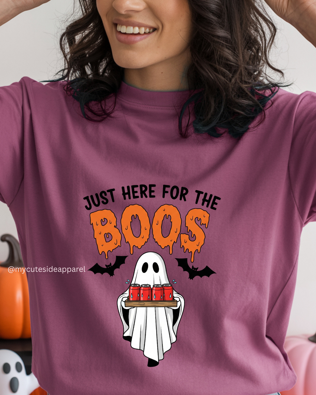Halloween 2025 Just Here for the Boos Unisex T-Shirt